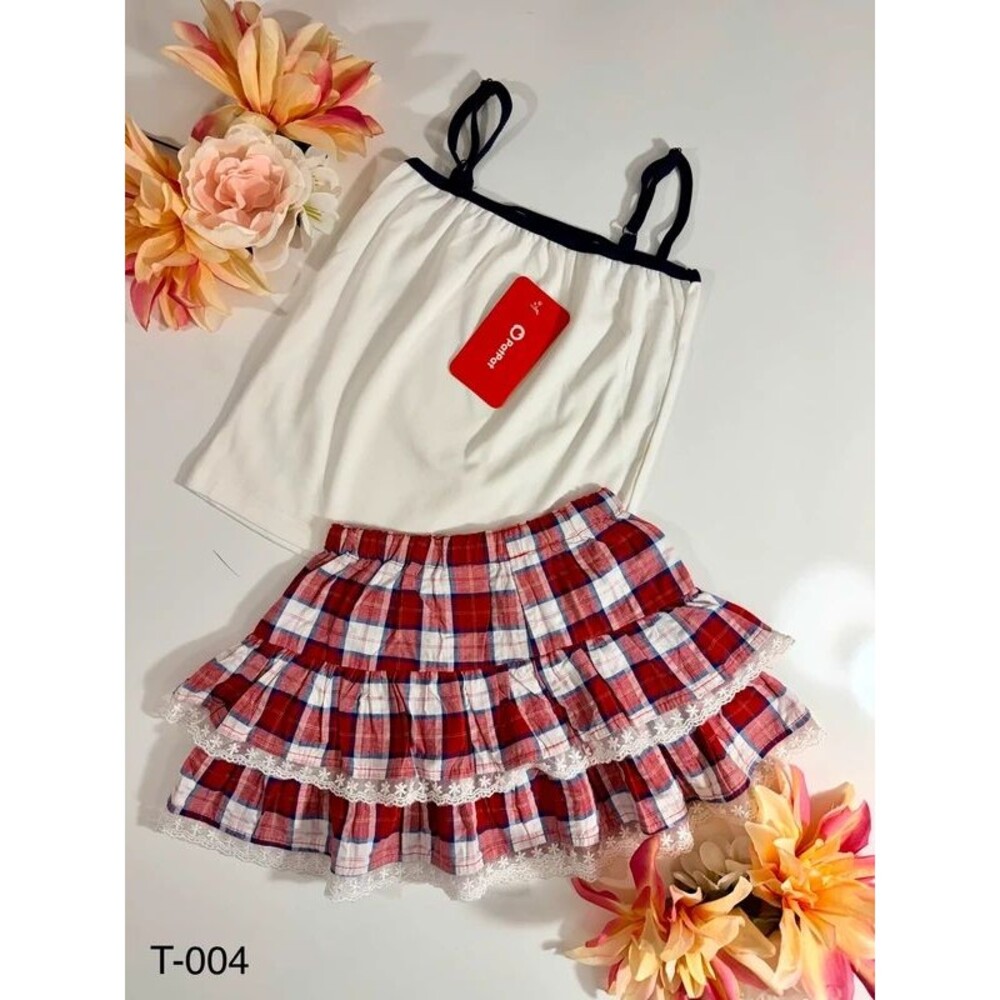 New! tank top and skirt set 2/3